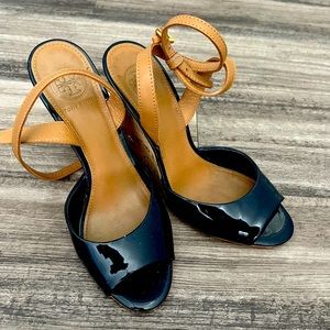 Tory Burch strappie ankle wedges